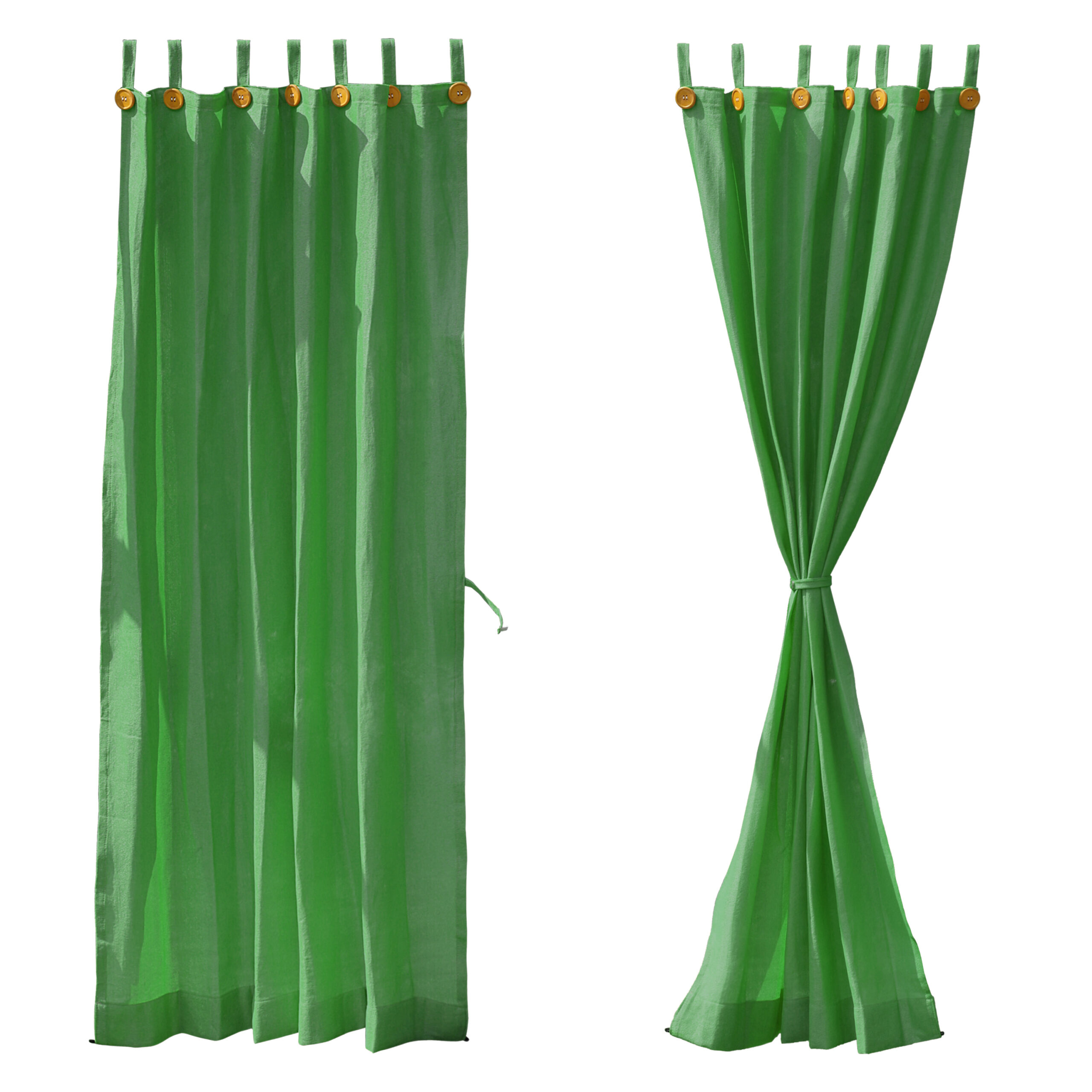 outdoor curtain olivegreen