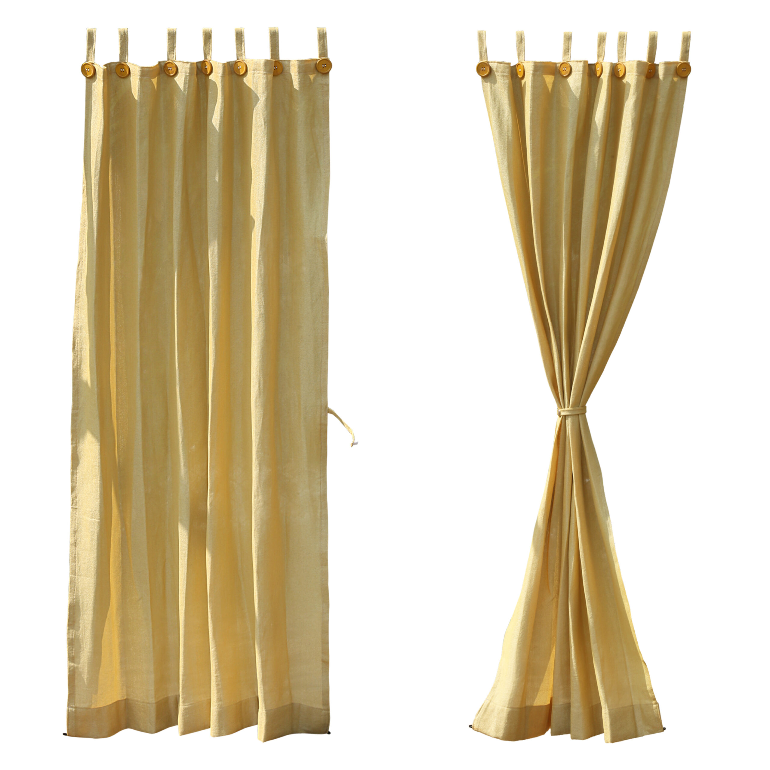 Ivory curtain